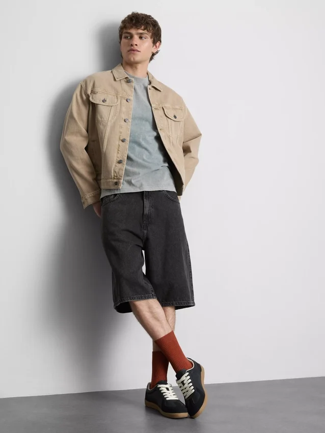 Ontspannen denimshort