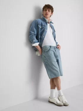 Ontspannen denimshort