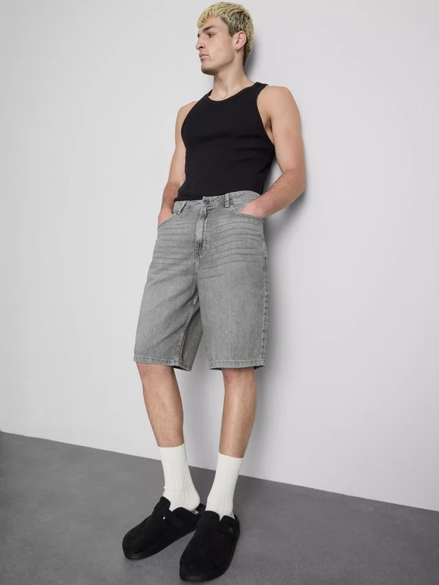 Ontspannen denimshort