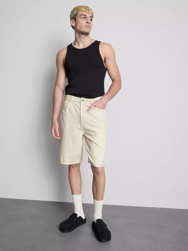 Ontspannen denimshort