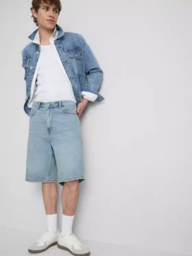 Ontspannen denimshort