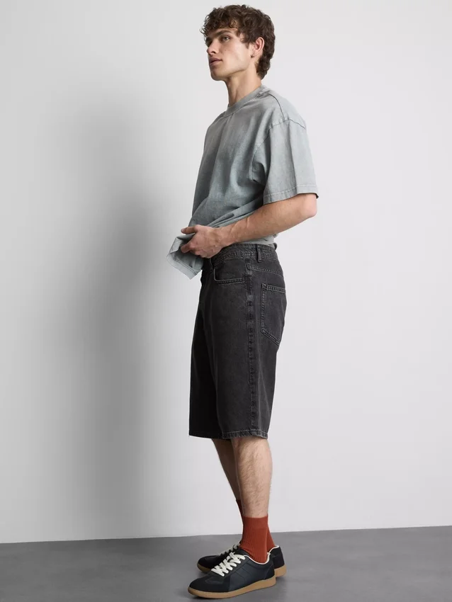 Ontspannen denimshort