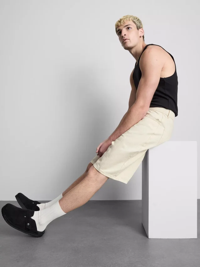 Ontspannen denimshort