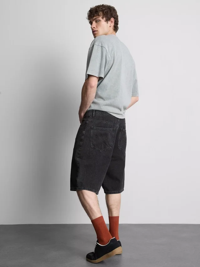 Ontspannen denimshort