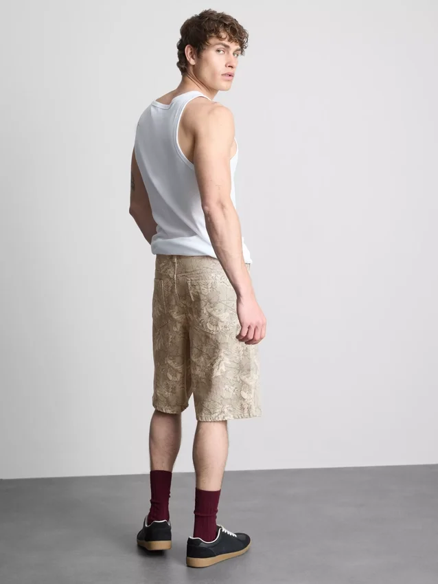 Ontspannen denimshort