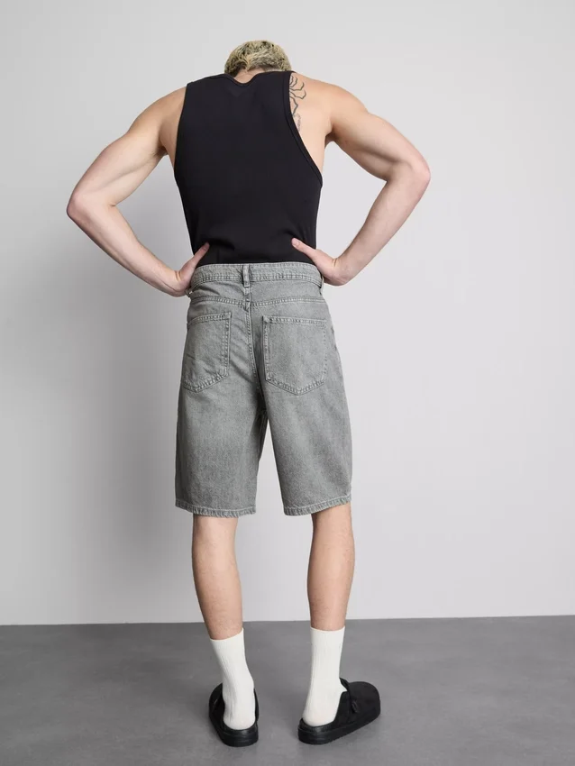 Ontspannen denimshort