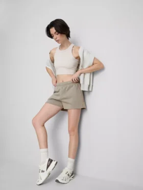 Ontspannen Shorts met een hoog katoengehalte