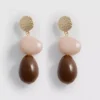 Oorbellen met harsdruppels
