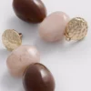 Oorbellen met harsdruppels
