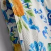 Oranje zwemshort met textuur