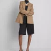 Oversized blazer met enkele rij knopen