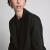 Oversized blazer met enkele rij knopen