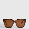 Oversized cat-eye zonnebril