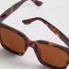 Oversized cat-eye zonnebril