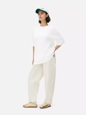 Oversized jersey T-shirt dat niet mag ontbreken in je garderobe
