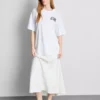 Oversized katoenen boyfriend-T-shirt met print
