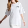 Oversized katoenen boyfriend-T-shirt met print