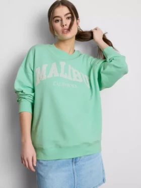 Oversized Malibu-sweatshirt met hoog katoengehalte
