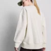 Oversized sport-sweatshirt van katoenrijk materiaal