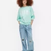 Oversized sweatshirt met ‘Miami’-opschrift