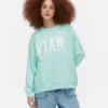 Oversized sweatshirt met ‘Miami’-opschrift