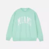 Oversized sweatshirt met ‘Miami’-opschrift