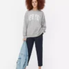 Oversized sweatshirt met print uit New York
