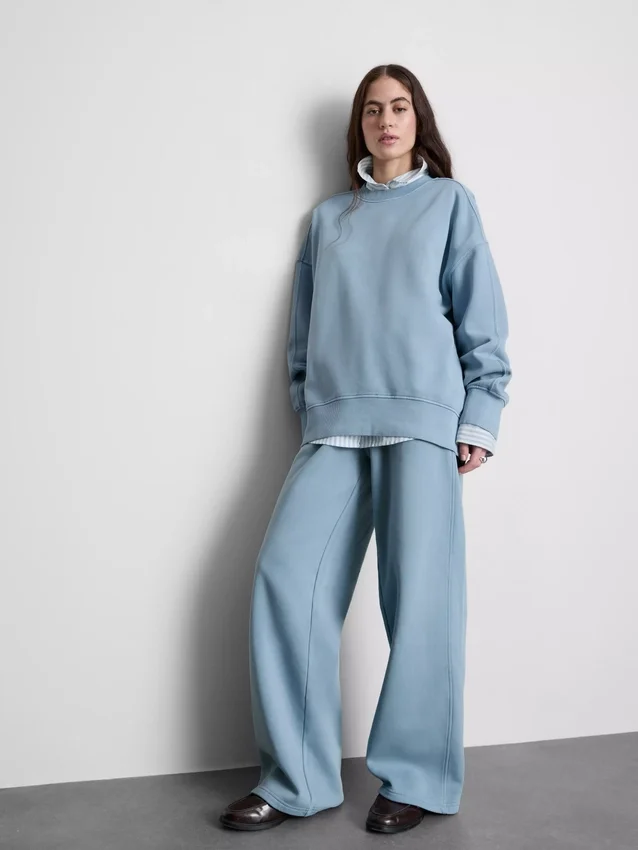 Oversized sweatshirt met verlaagde schouders