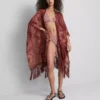 Paisley-cape met franjes