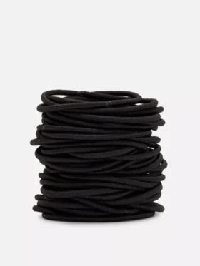 Pakket van 60 dikke elastische haarbanden