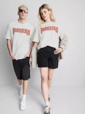 Pantera-T-shirt met print