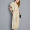 Parachute-broek met hoge taille