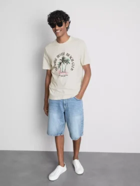 Paradise Beach T-shirt met print