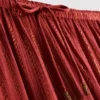 Paula Echevarría broek met wijde pijpen en glitters