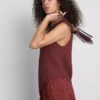 Paula Echevarría gebreide asymmetrische top