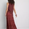Paula Echevarría gebreide asymmetrische top