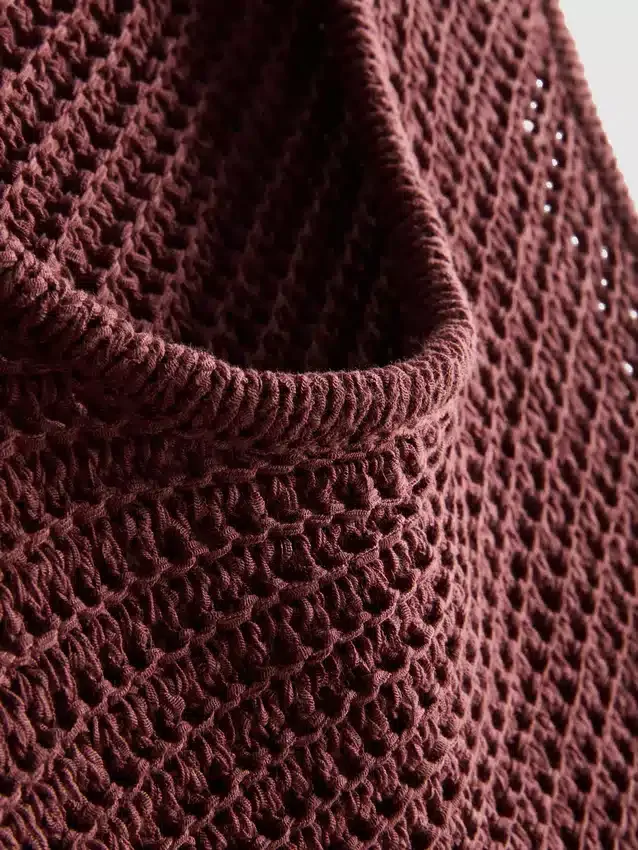 Paula Echevarría gebreide asymmetrische top