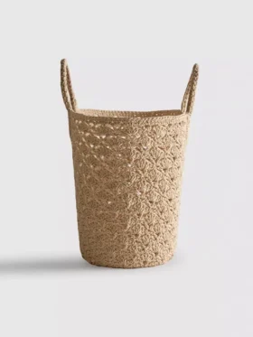 Paula Echevarría gehaakte bucketbag