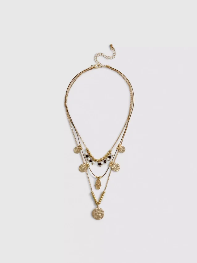 Paula Echevarría gelaagde ketting