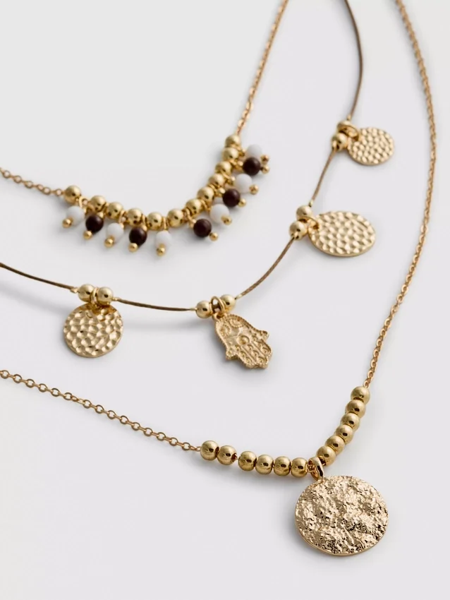 Paula Echevarría gelaagde ketting