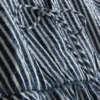 Paula Echevarría gestreepte seersuckerblouse met pofmouwen