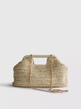 Paula Echevarría geweven crossbodytas