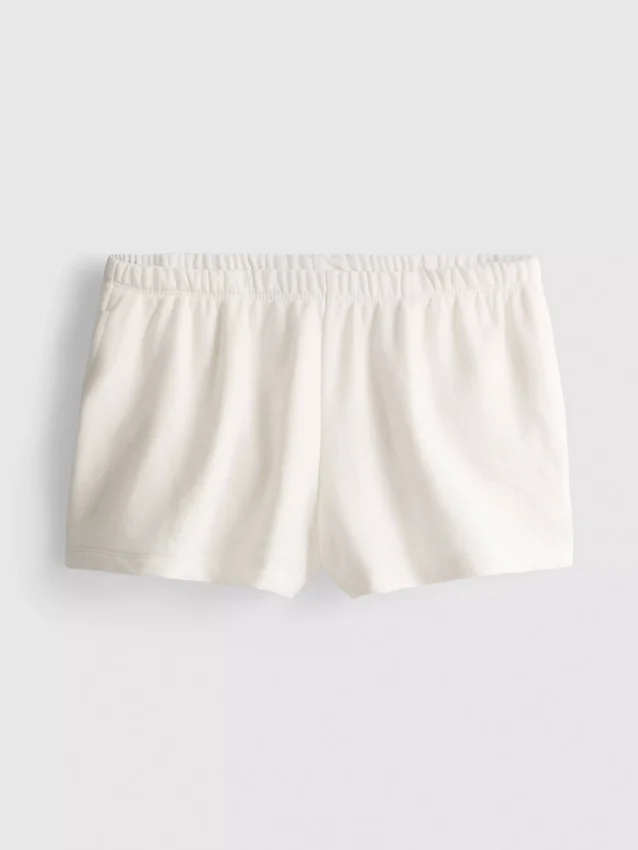 Paula Echevarría katoenrijke jersey-Shorts