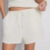 Paula Echevarría: relaxte crinkle-Shorts
