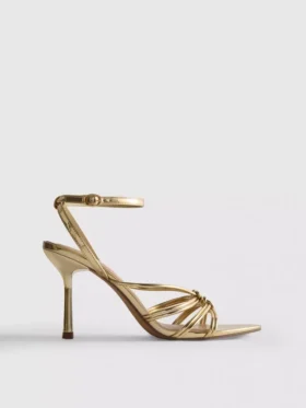 Paula Echevarría sandalen met geknoopte hakken