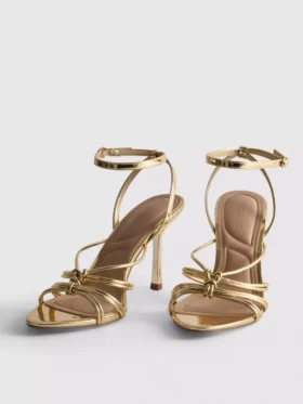 Paula Echevarría sandalen met geknoopte hakken
