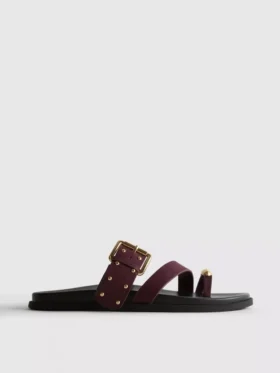 Paula Echevarría sandalen met studs op het voetbed