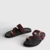 Paula Echevarría sandalen met studs op het voetbed