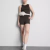 Performance-tanktop met ruches