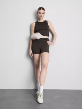 Performance-tanktop met ruches